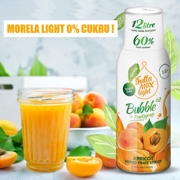Syrop FruttaMax Morela Light 500 ml na 12 litrów